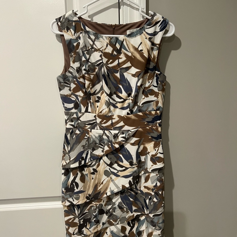 Dress Barn Multicolored Cocktail Dress
